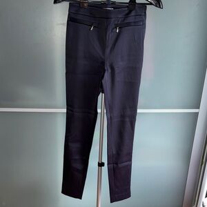 H&M Navy Straight Leg Pants